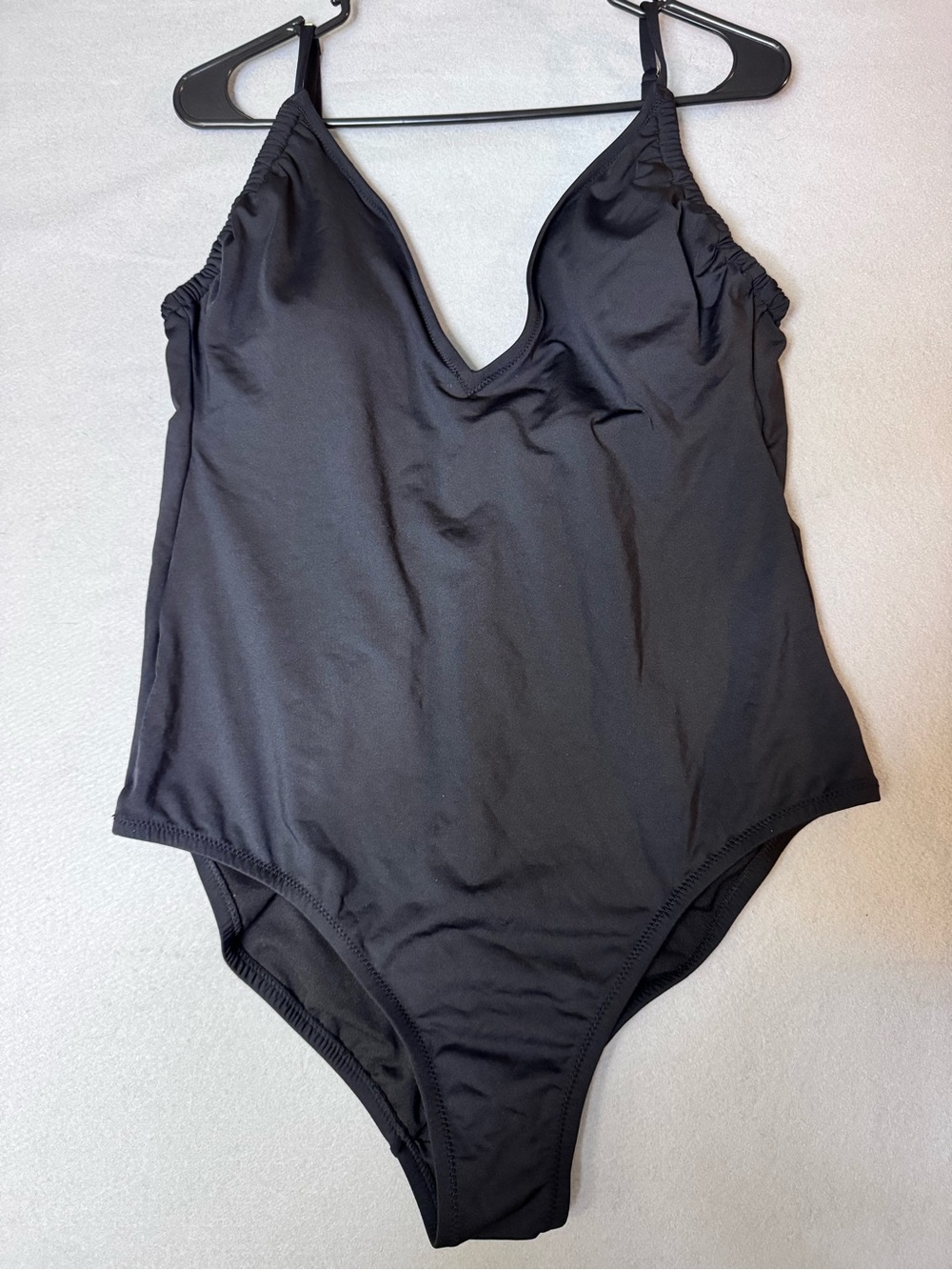 Kona Sol Black One-Piece Swimsuit Womens XL